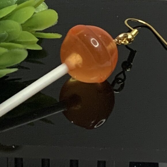 Lollipop Earring, Sucker Earring, Candy Earring, Funny Food Earring, Gift Idea - Picture 2 of 8